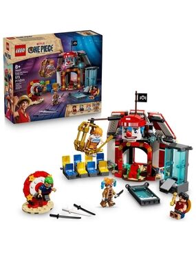 LEGO One Piece Red Carnival Ride Playset with Yellow & Blue Seats